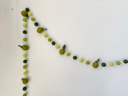 Green Apple Garland