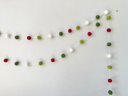 Best Seller Christmas Felt Ball Garland