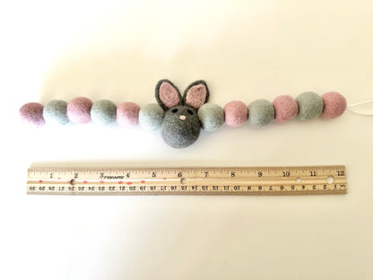 Gray Bunny Curtain Ties