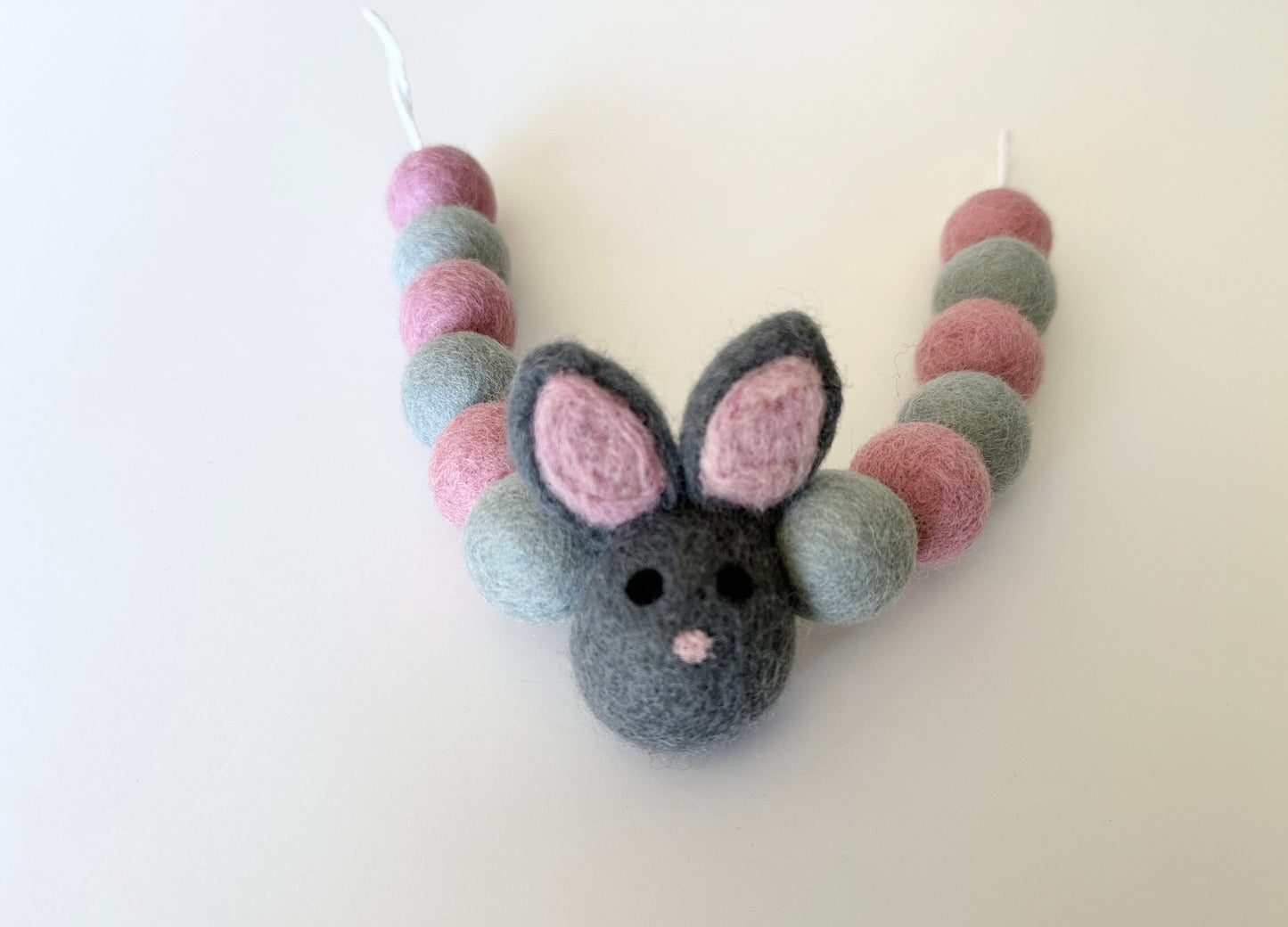 Gray Bunny Curtain Ties