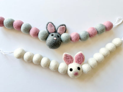 Gray Bunny Curtain Ties