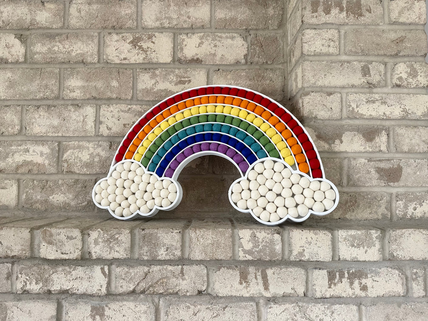 Most Popular Felt Ball Cloud Rainbow