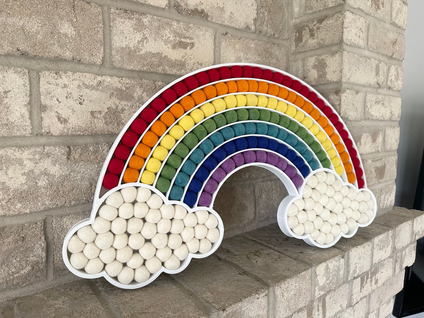 Most Popular Felt Ball Cloud Rainbow