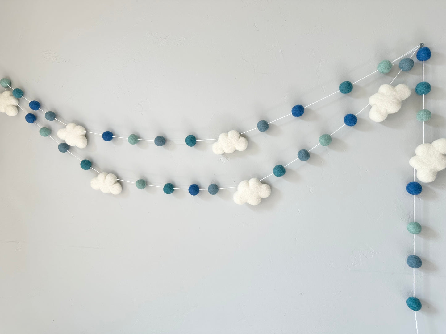 Blue Sky Cloud Garland