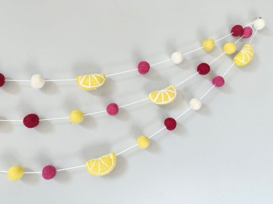 Pink Lemonade Garland