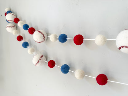 All Americans Baseball Garland