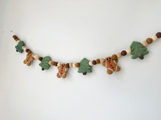 Gingerbread & Tree Garland