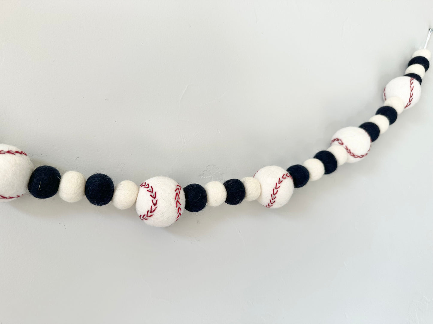 The Baseball Garland