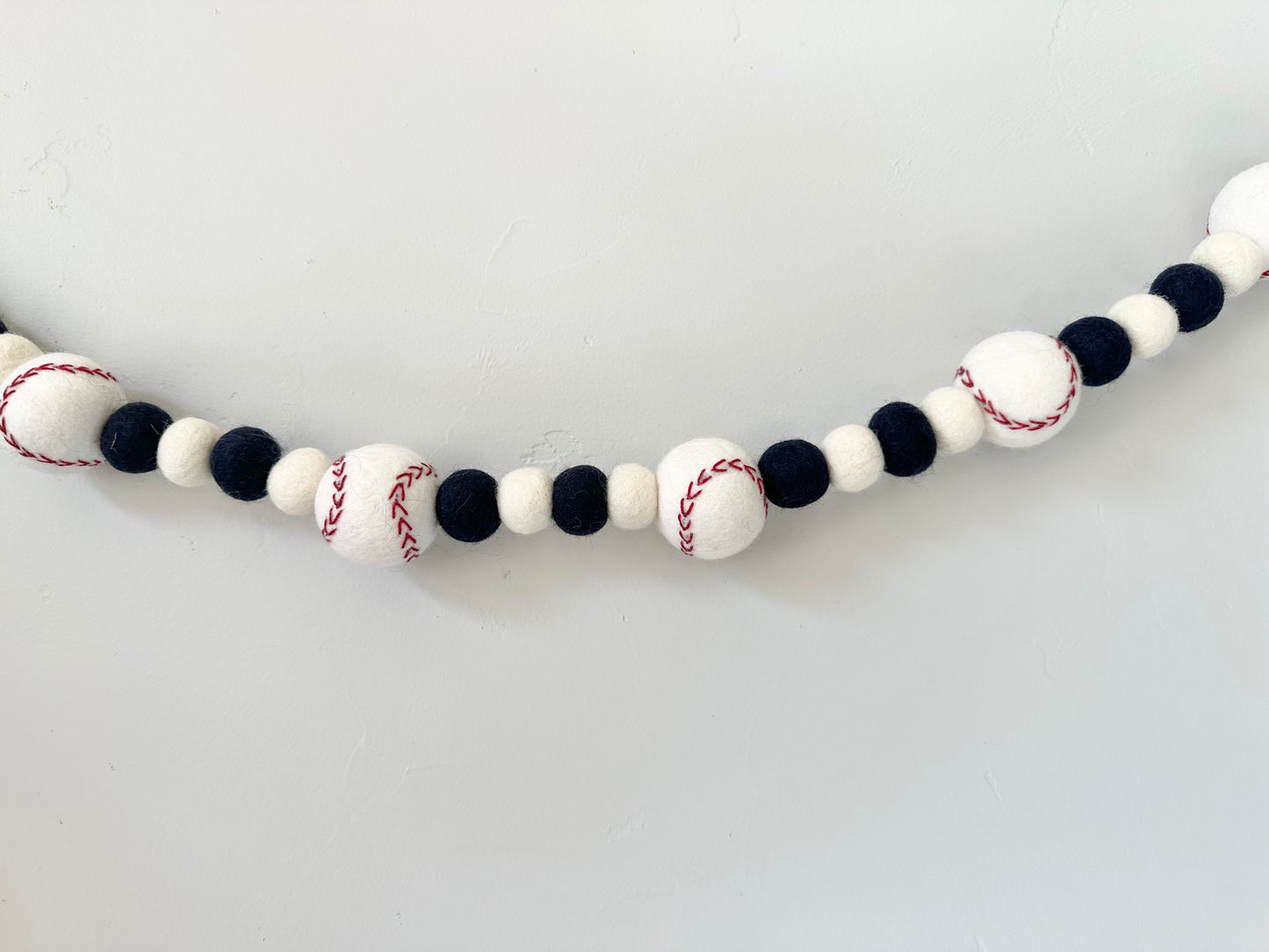 The Baseball Garland