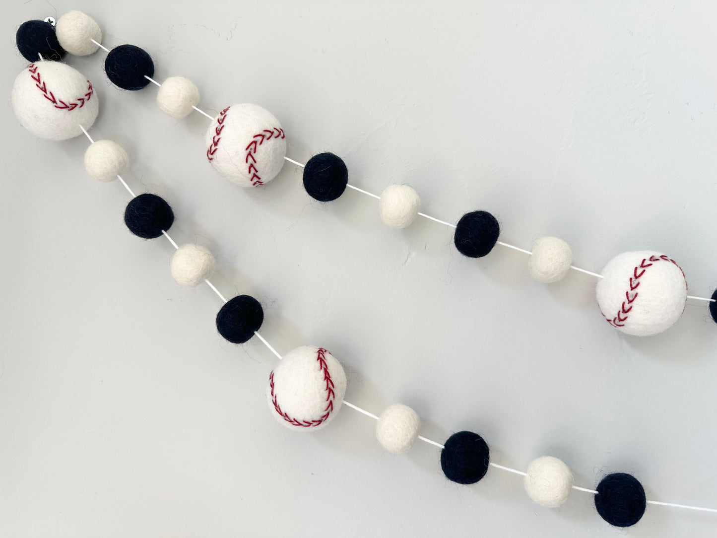 The Baseball Garland