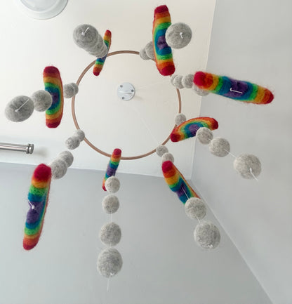 Rainbow Ceiling Mobile