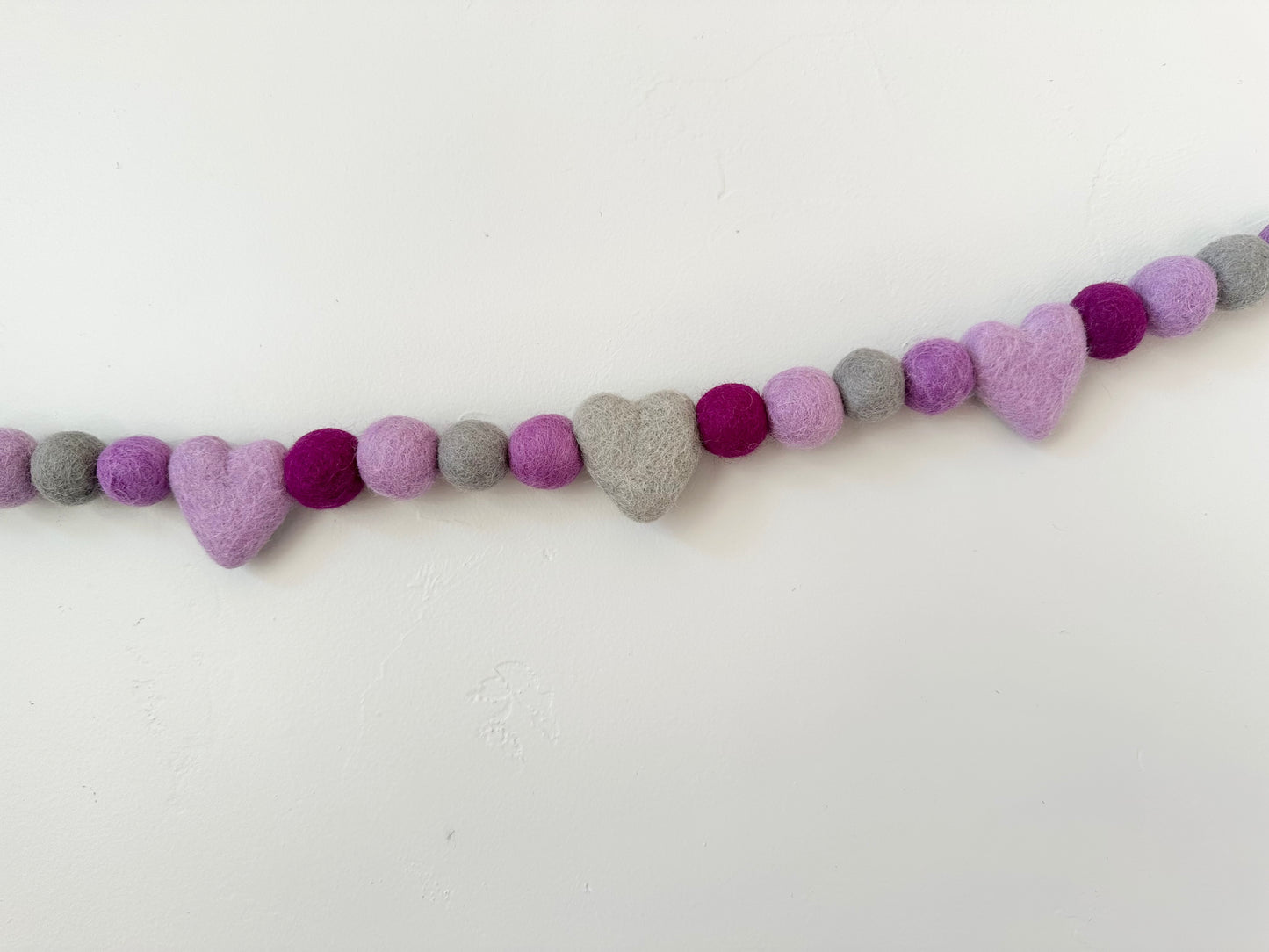 Purples Heart Garland