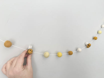 Bright Bumble Bee Garland