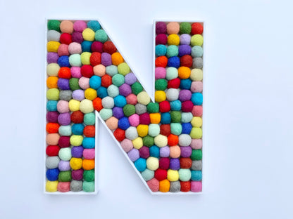 FUN Felt Ball Letters