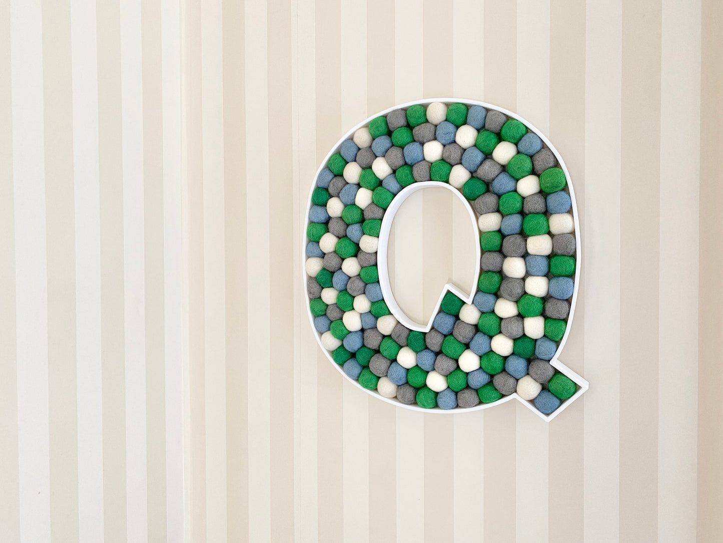 Felt Ball Letter Q