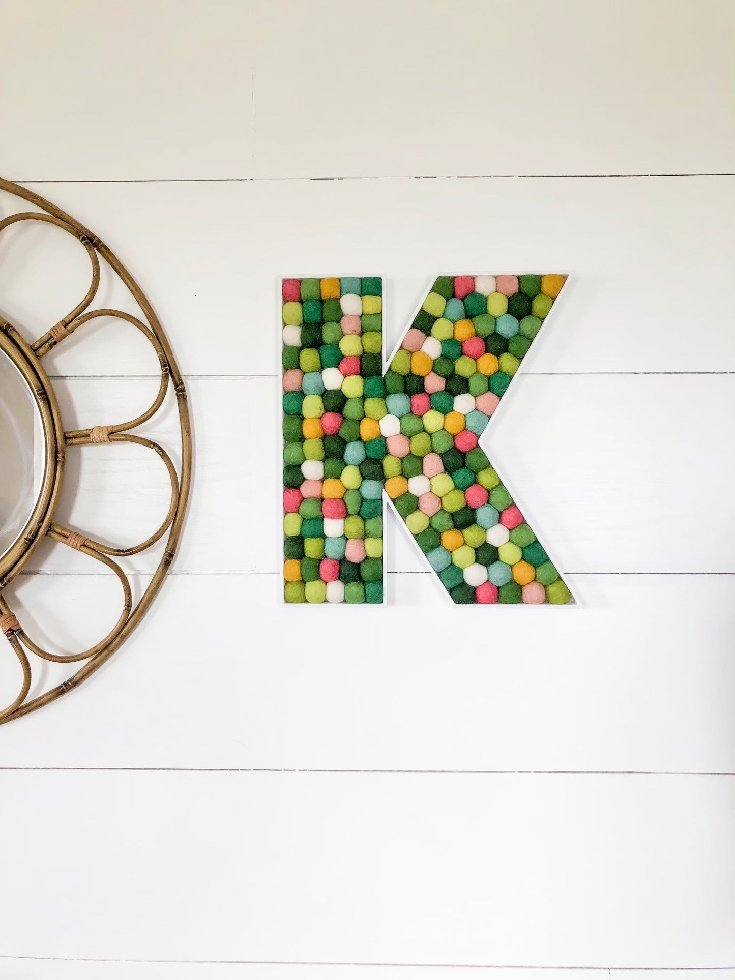 Felt Ball Letter K