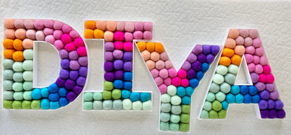 Felt Ball Letter I