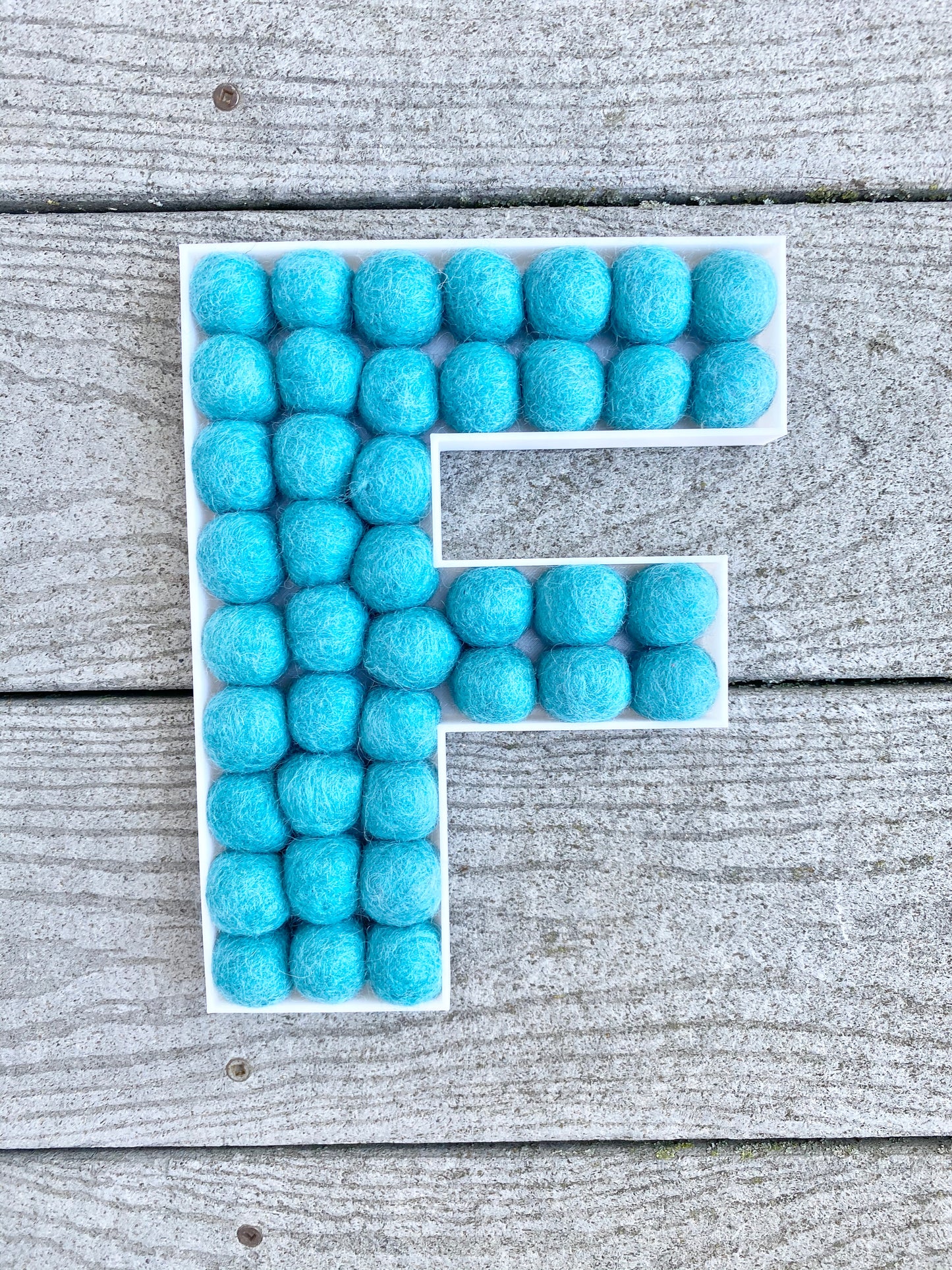 FUN Felt Ball Letters