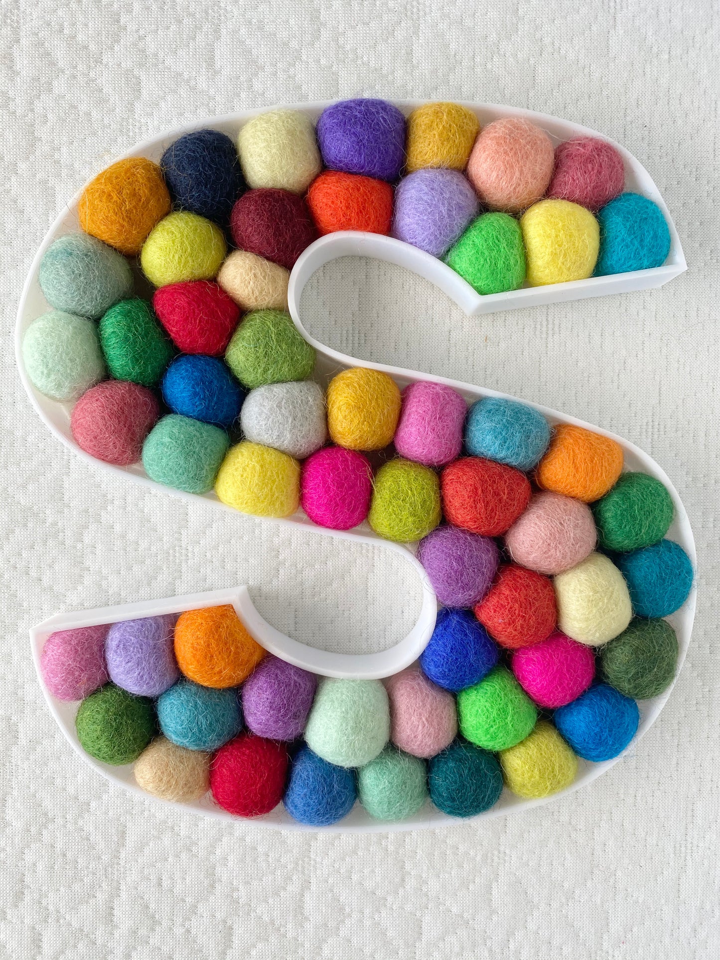 Felt Ball Letter S