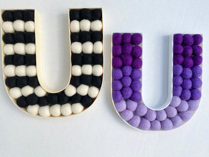 FUN Felt Ball Letters