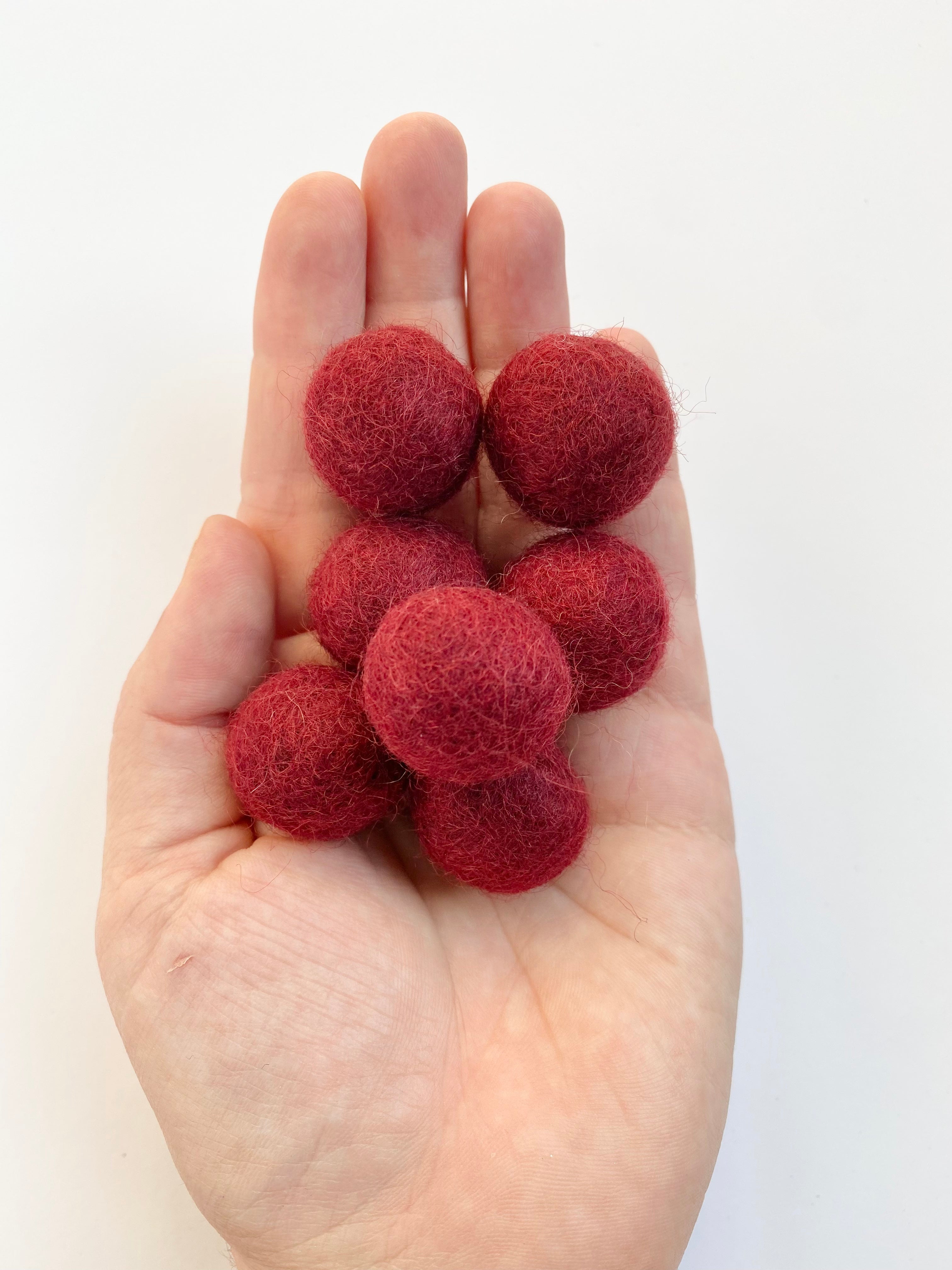 Fall Leaves Inspired - 2.5 cm Felt Balls – Wool Jamboree