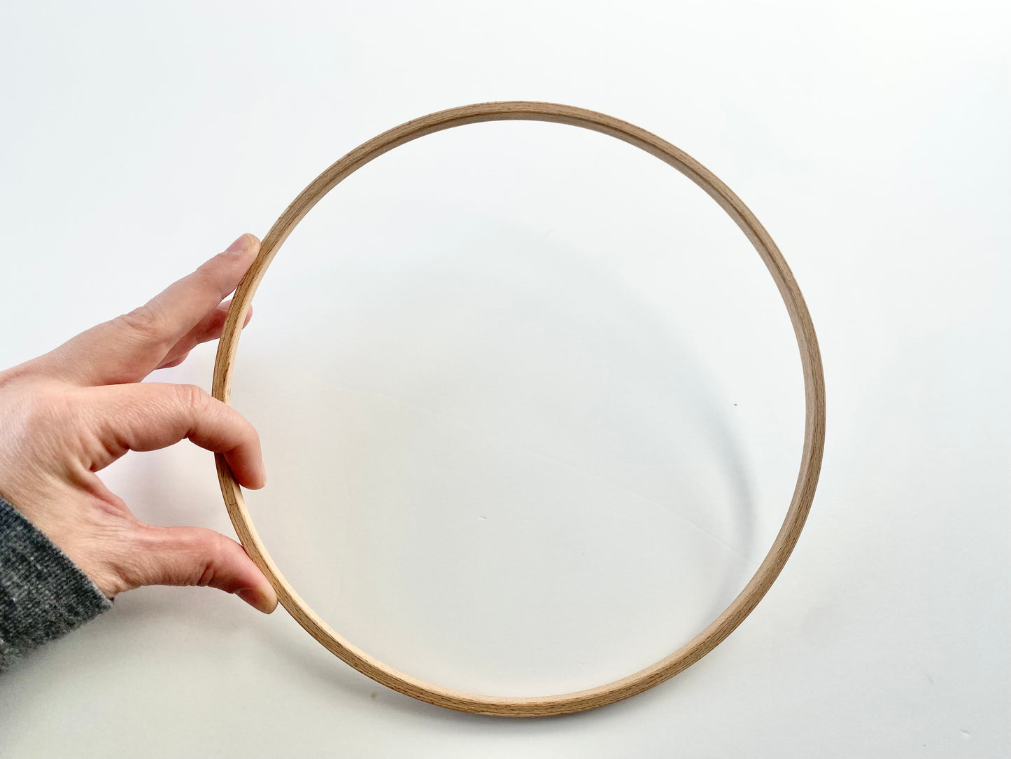 Premium Quality Wooden Hoop - 9 in Diameter