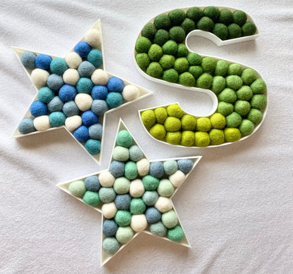 Felt Ball Letter S