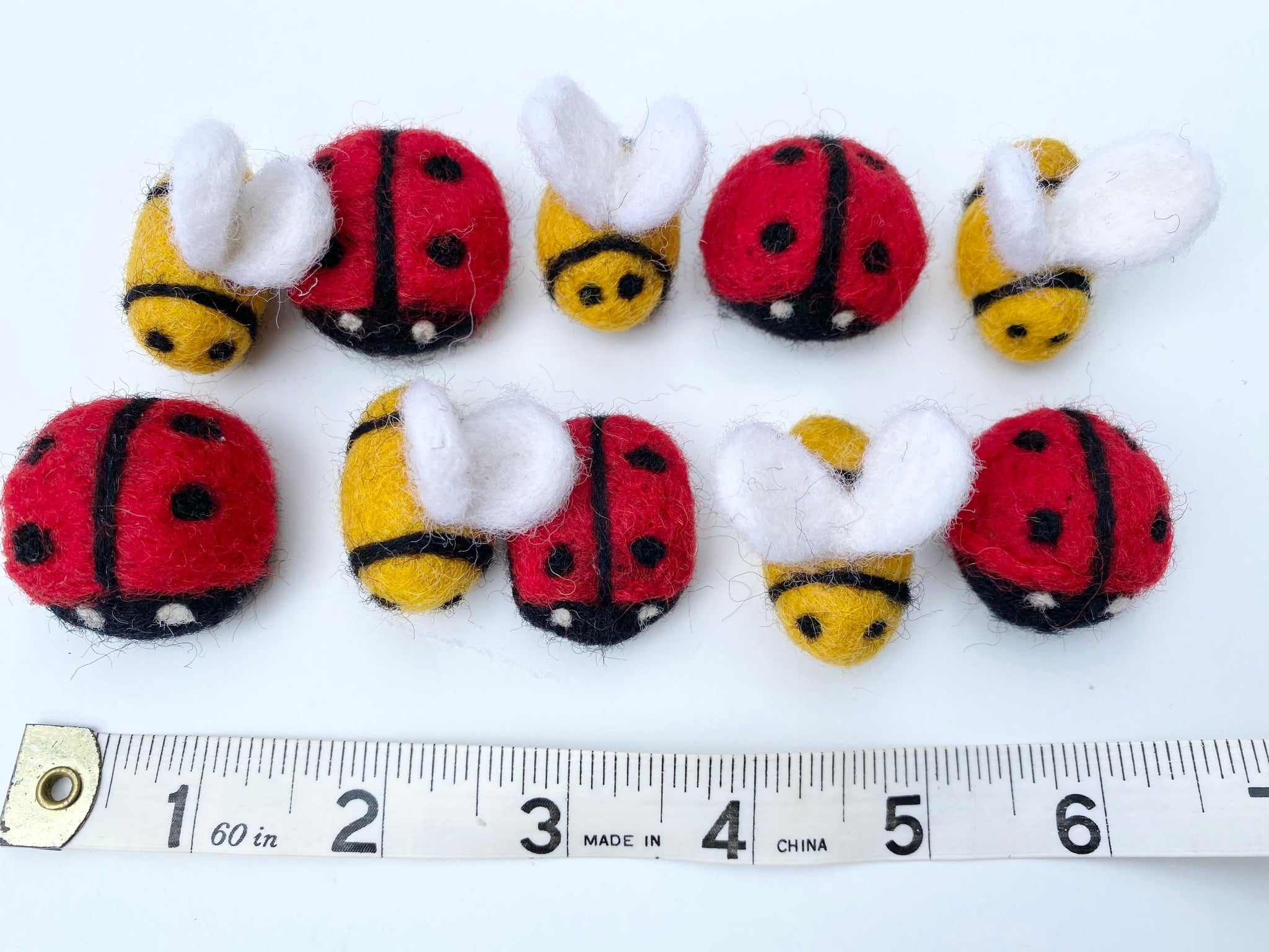 Needle Felting Kit Lady Bug & Bee – Knotty Knit