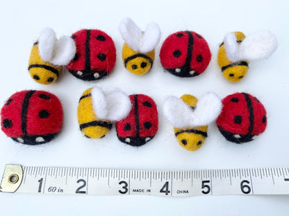 Felt Bumble Bee Garland