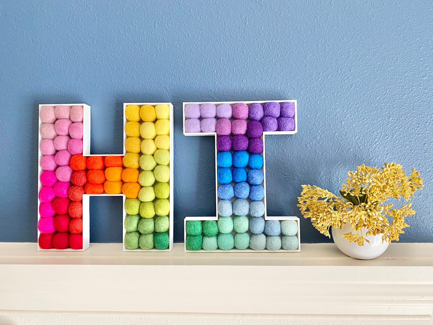 Felt Ball Letter I