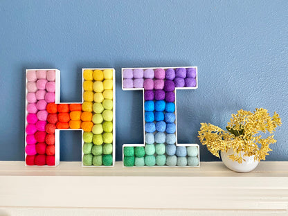 Felt Ball Letter I