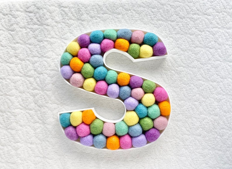 Felt Ball Letter S