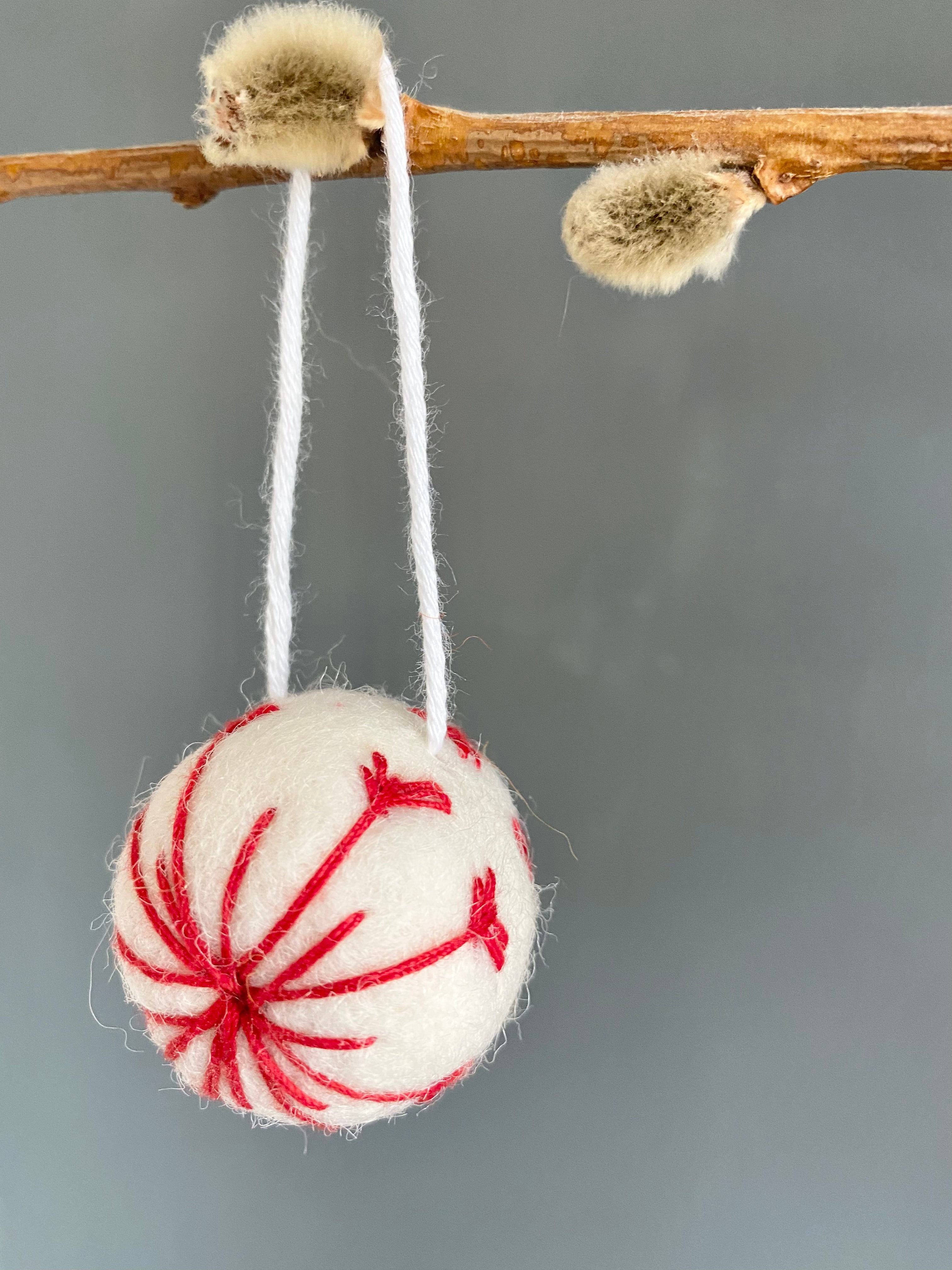 Felt Snowflake Ornaments – Wool Jamboree